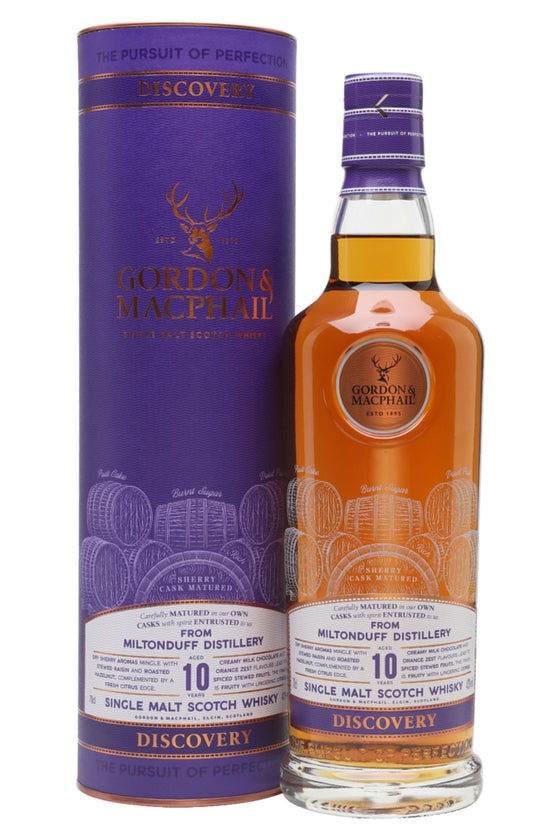 Miltonduff 10 Y.O. Discovery Whisky - Gordon & Macphail
