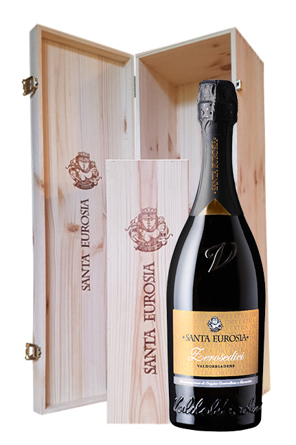 Zerosedici Valdobbiadene DOCG Prosecco Superiore Extra Dry Jéroboam Cassetta legno  - Santa Eurosia